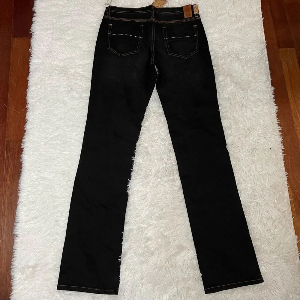 6L NWT Indigo Palms Gabbiano‎ Boot cut Jeans 6 Long A Tommy Bahama Company